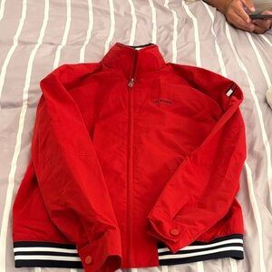 Tommy Hilfiger Men's Vibrant Red  Jacket with hood